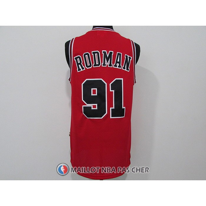Maillot Chicago Bulls Dennis Rodman Mitchell & Ness 1997-98 Rouge